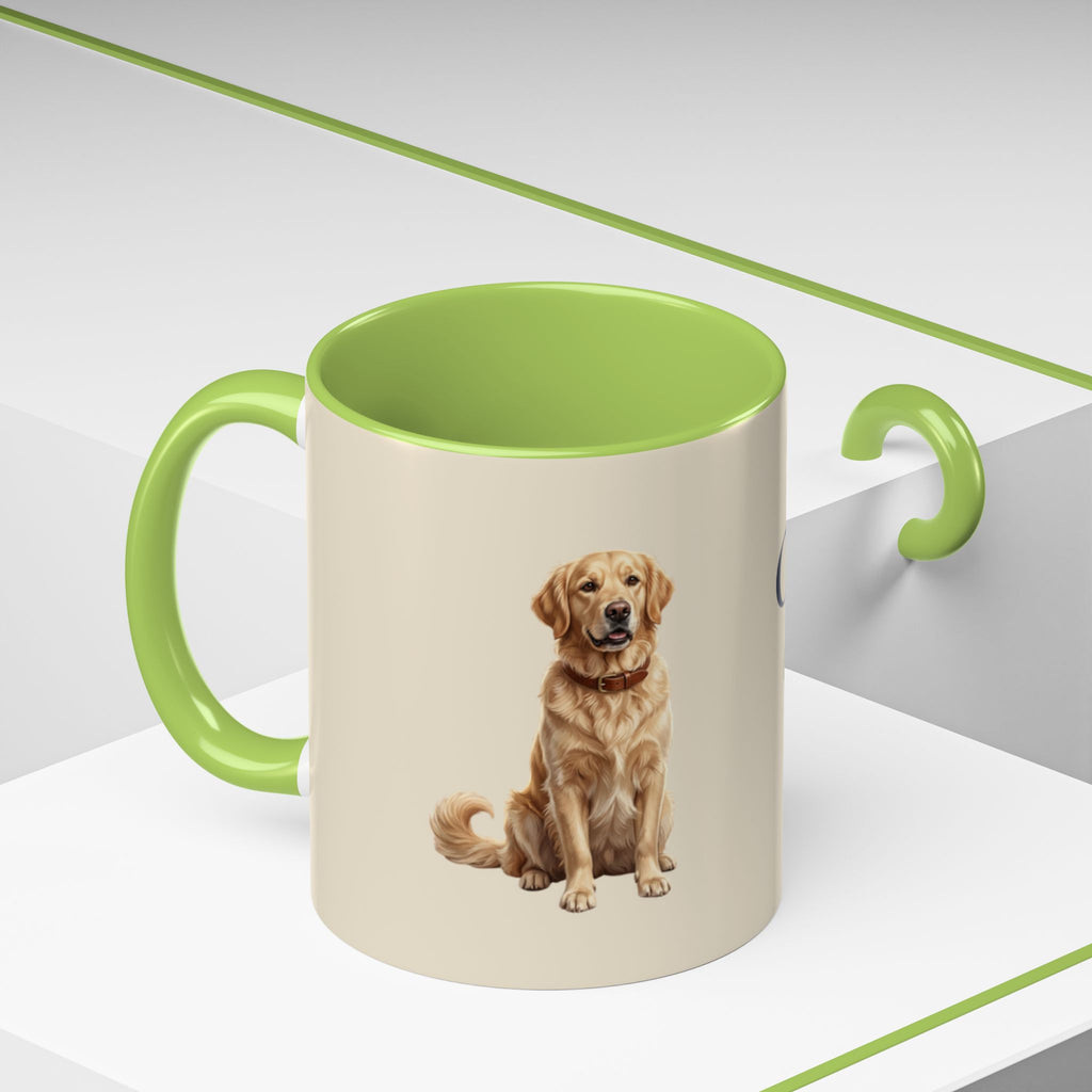 Personalized Golden Retriever Mug | Custom Name & Message Dog Mom Dad Coffee Mug
