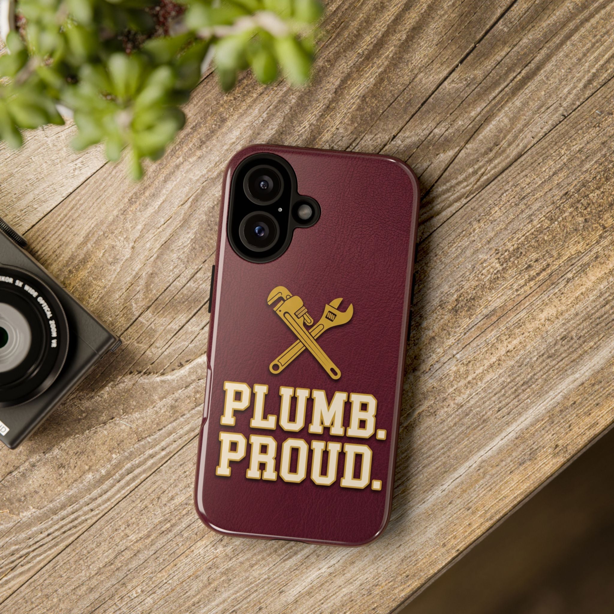 Plumb. Proud. Varsity Print Phone Case - Samsung & iPhone Series