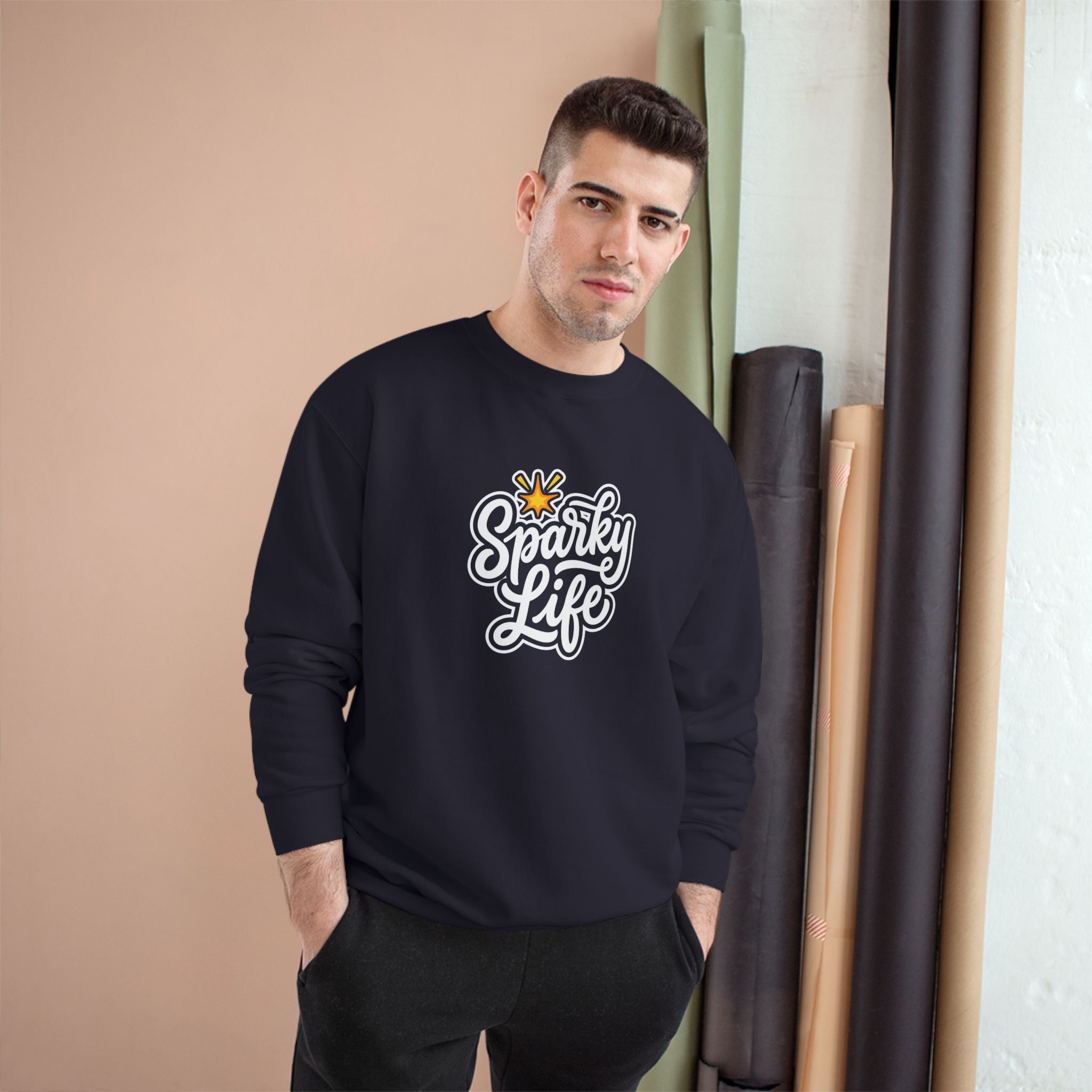 Sparky Life Electrician Sweatshirt | Funny Electrician Gift Crewneck