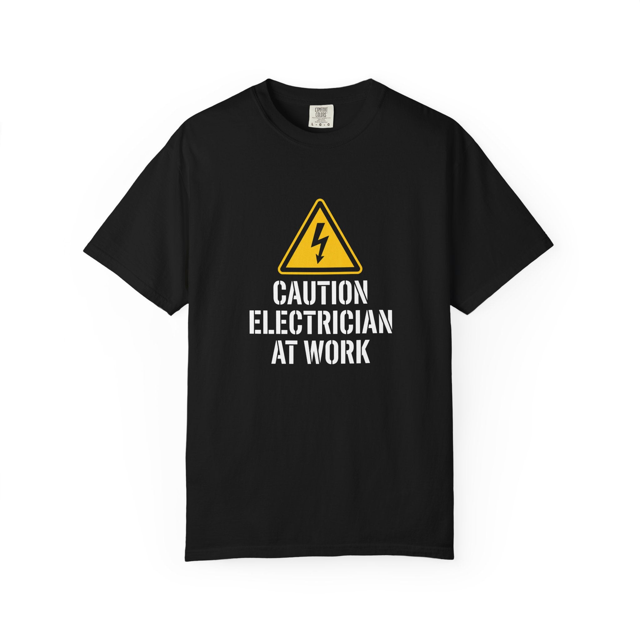 Caution Electrician At Work T-Shirt