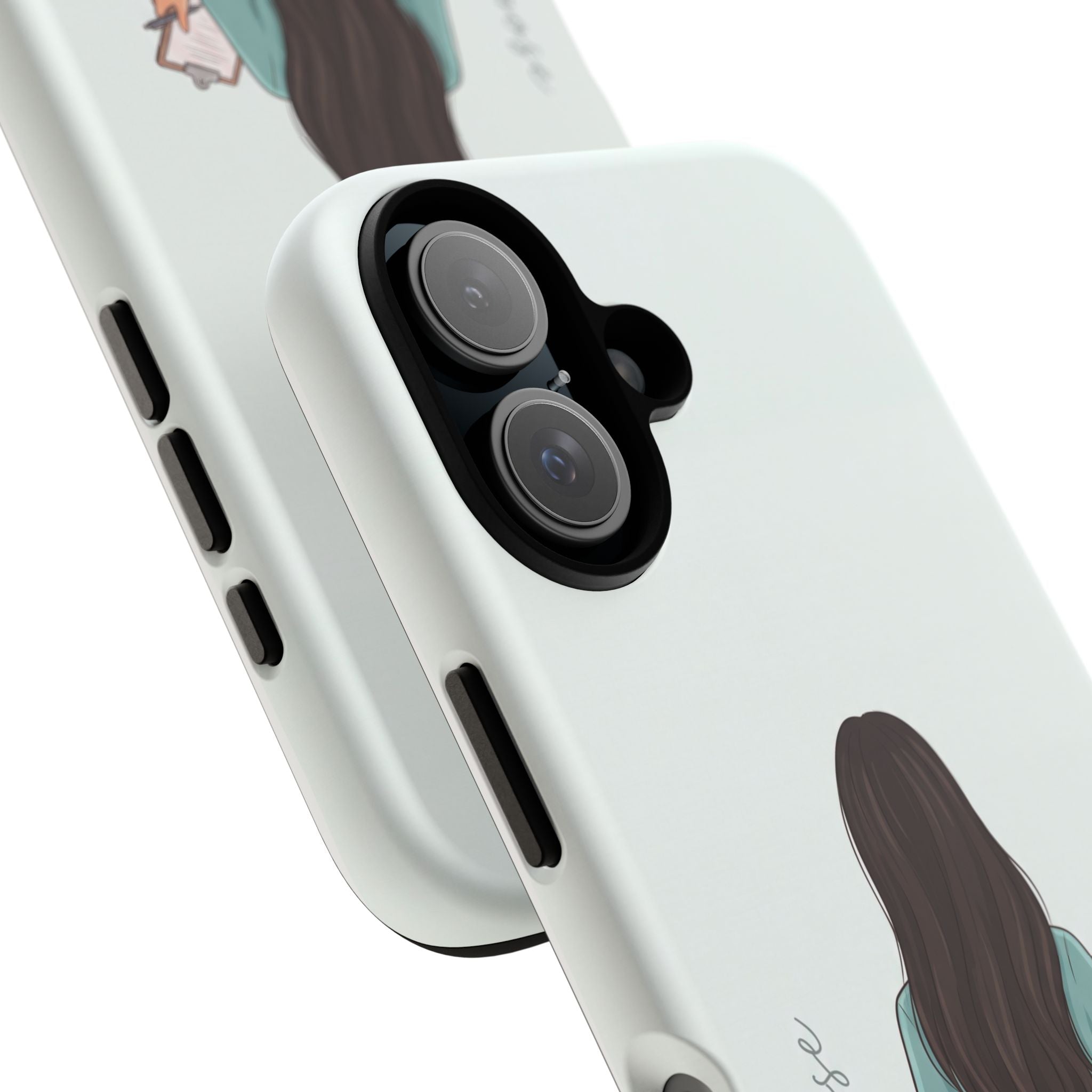 "Trust the Purpose" Nurse Phone Case | Illustrated Nurse in Scrubs Design | iPhone & Samsung