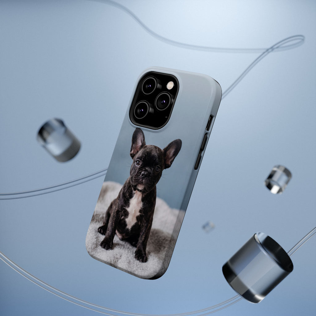 French Bulldog Puppy Phone Case — Impact-Resistant Wireless Charging Cover