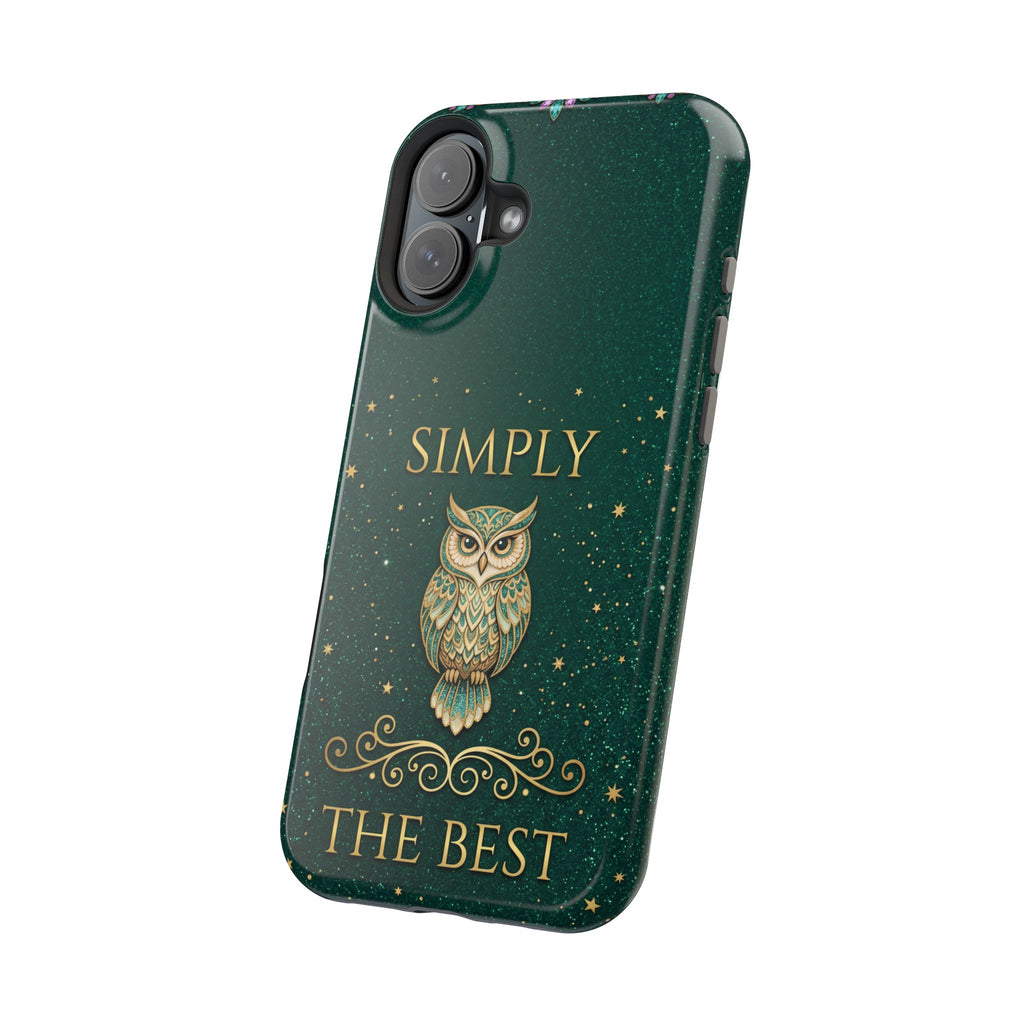 Simply The Best Wise Owl Phone Case — Wireless Charging Cover