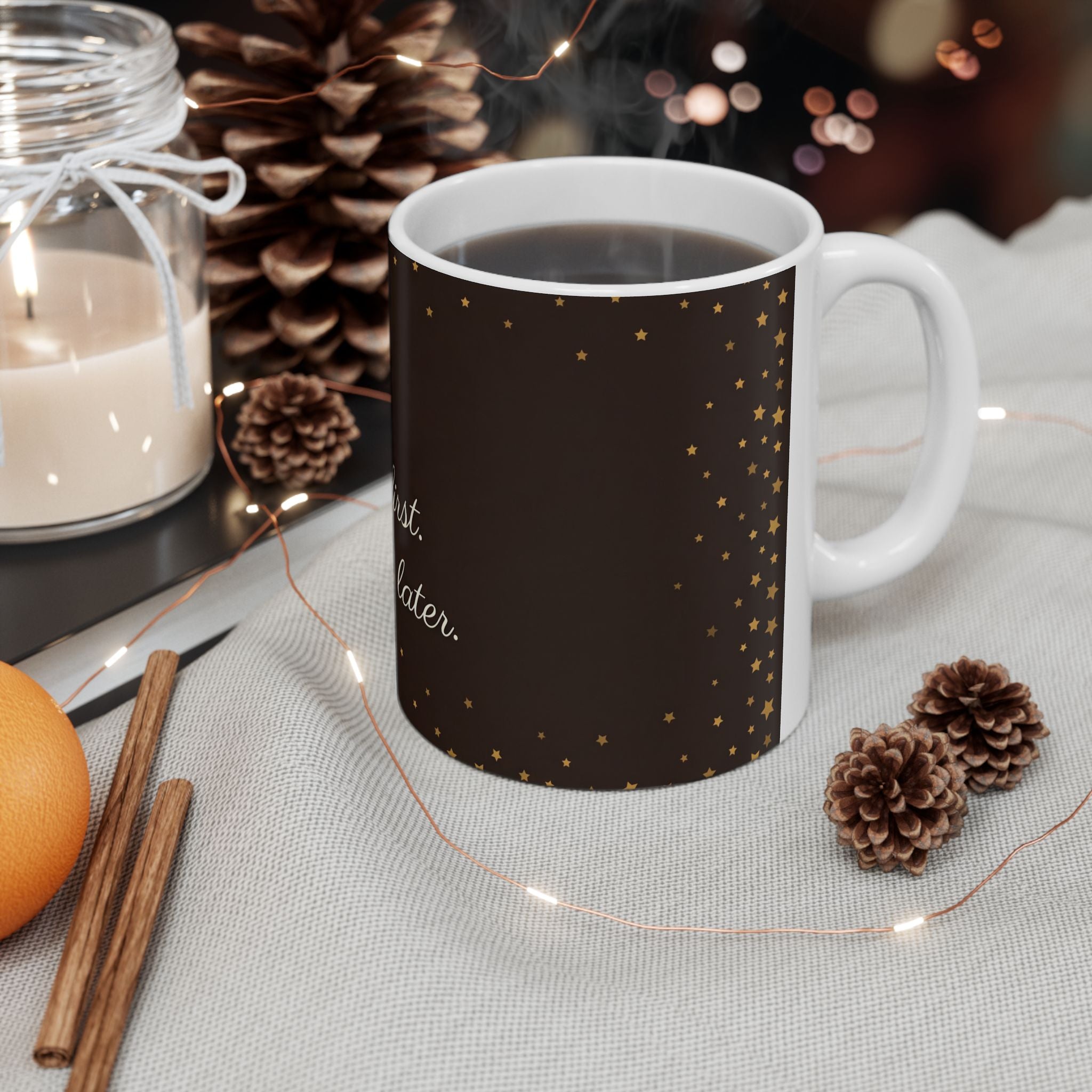 Teacher Coffee Mug - Coffee first questions later – Teacher Gift – End of Term Gift