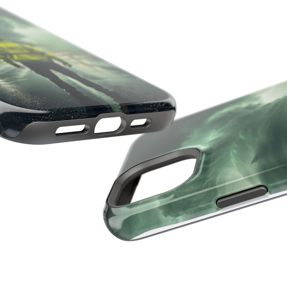 EMS Green Storm Phone Case — Magnetic Wireless Charging Cover