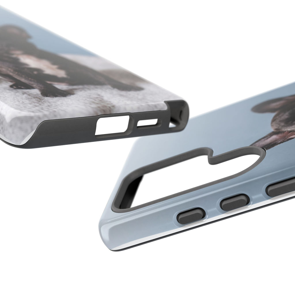 French Bulldog Puppy Phone Case | Adorable Brindle Frenchie Portrait | Samsung & iPhone