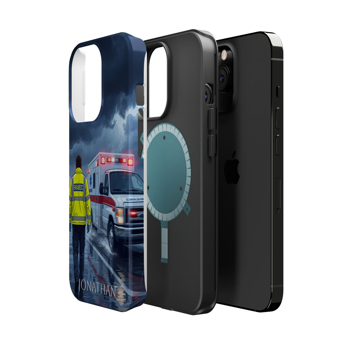 Personalized EMS Storm Phone Case — Wireless Charging Cover