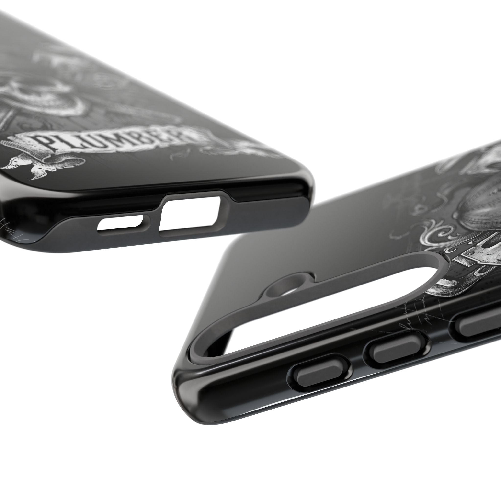 Gothic Skull Plumber Phone Case - Samsung & iPhone Series