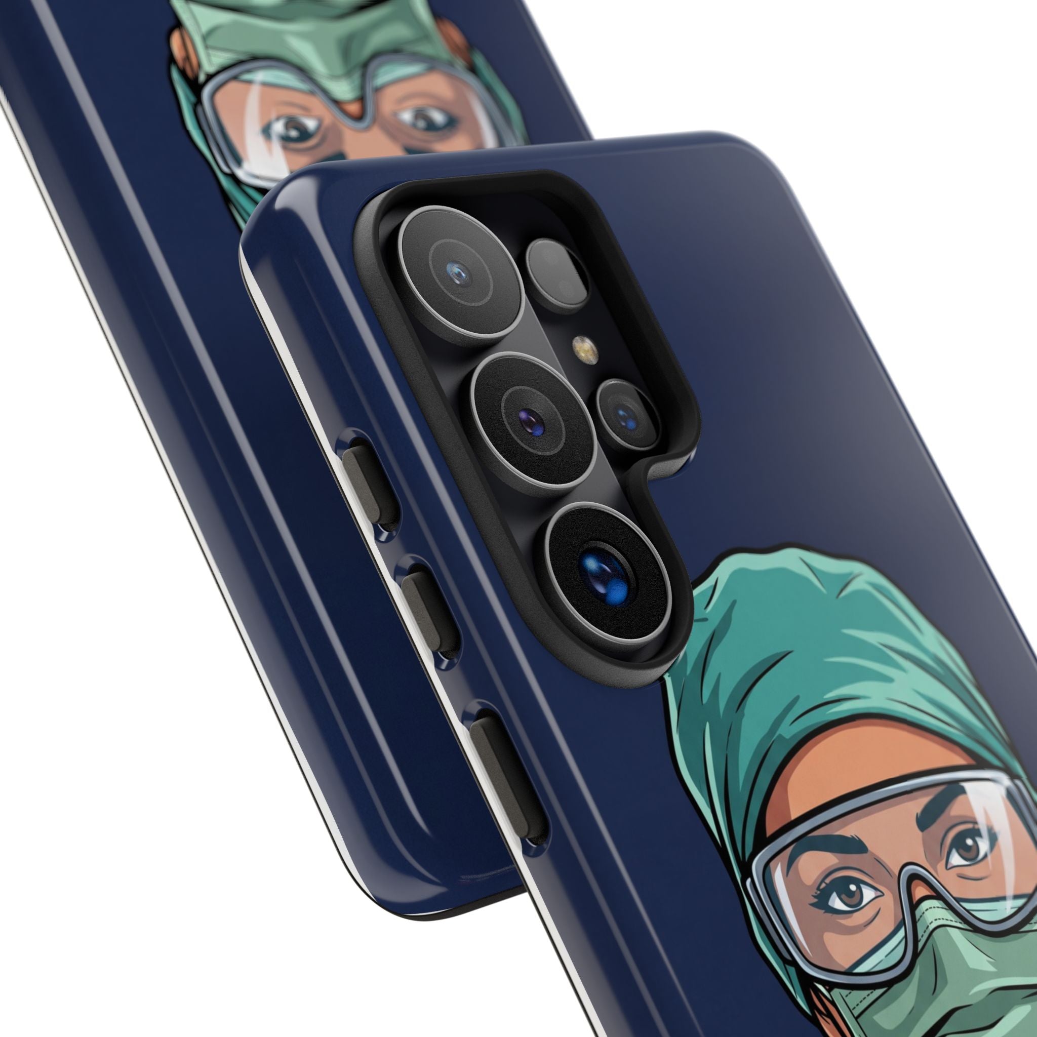 Nurse Illustrated Portrait Phone Case | iPhone & Samsung