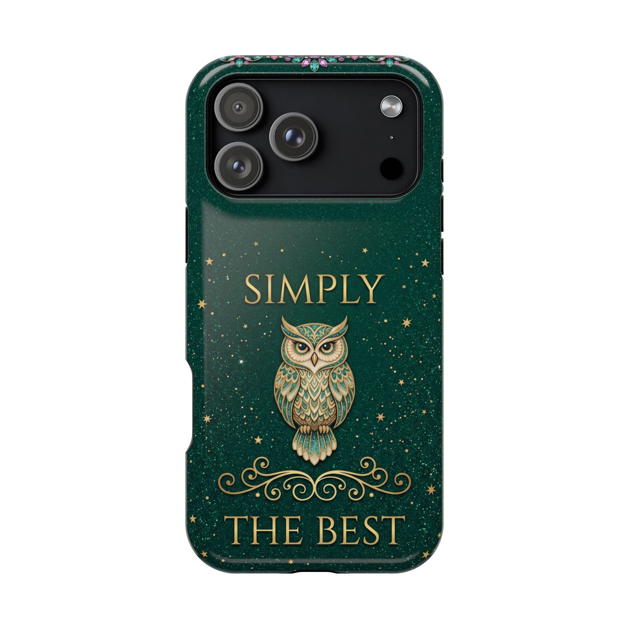 Simply The Best Wise Owl Phone Case — Wireless Charging Cover