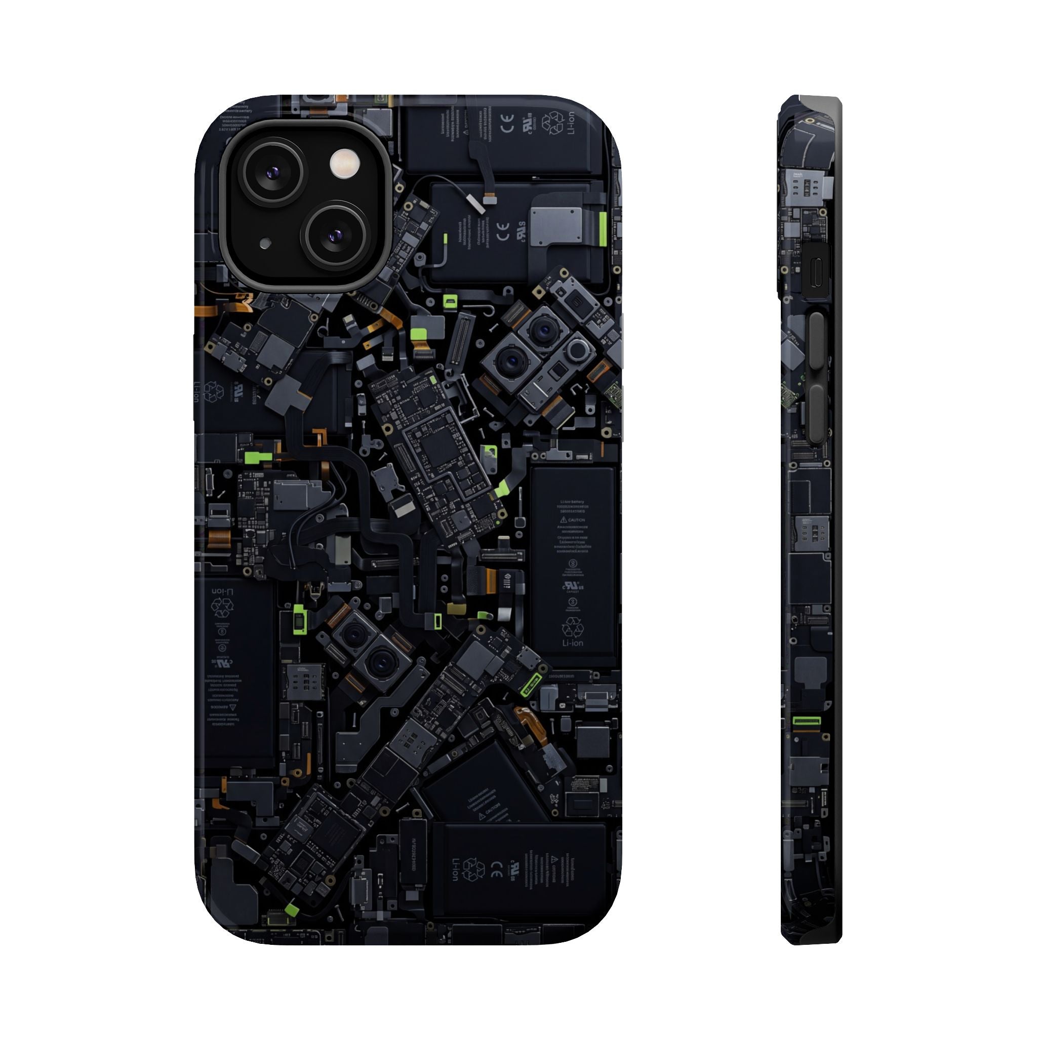 Circuit Core Phone Case — Motherboard Print Wireless Charging Cover