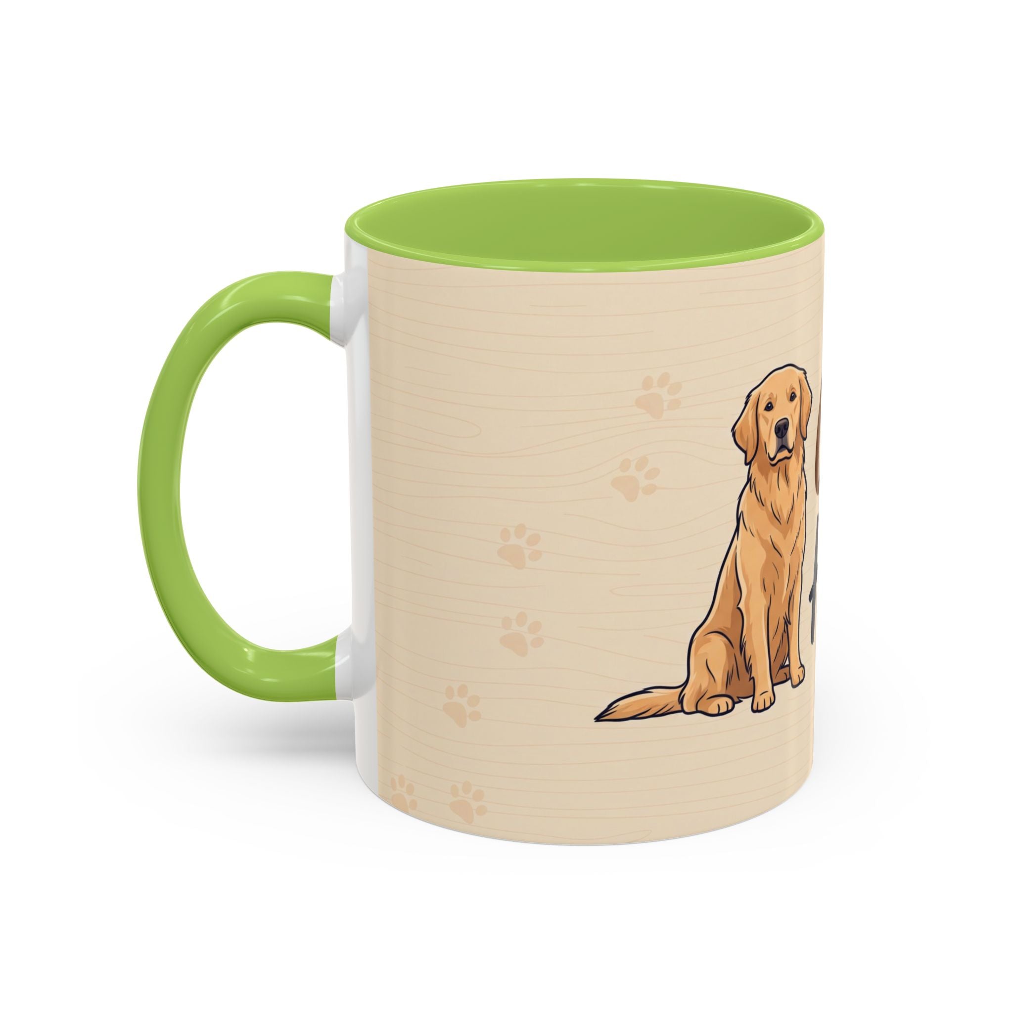 Golden Hearted Mug | Golden Retriever Lover Gift | Cute Dog Coffee Mug