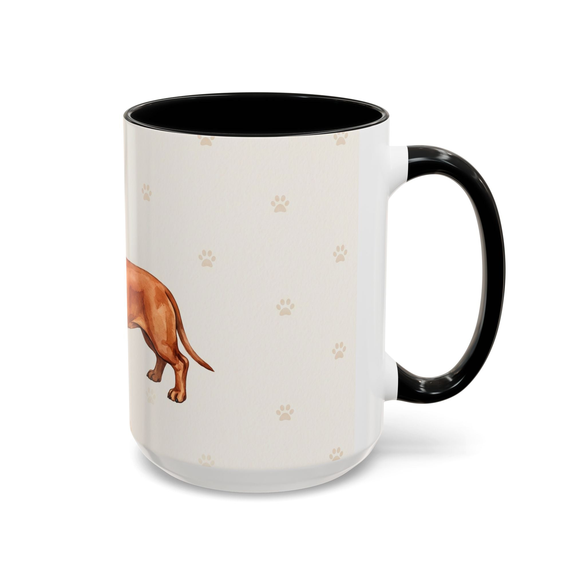 Dachshund Lover Mug – Wiener Dog with Scarf, Cute Watercolor Dachshund Gift Mug