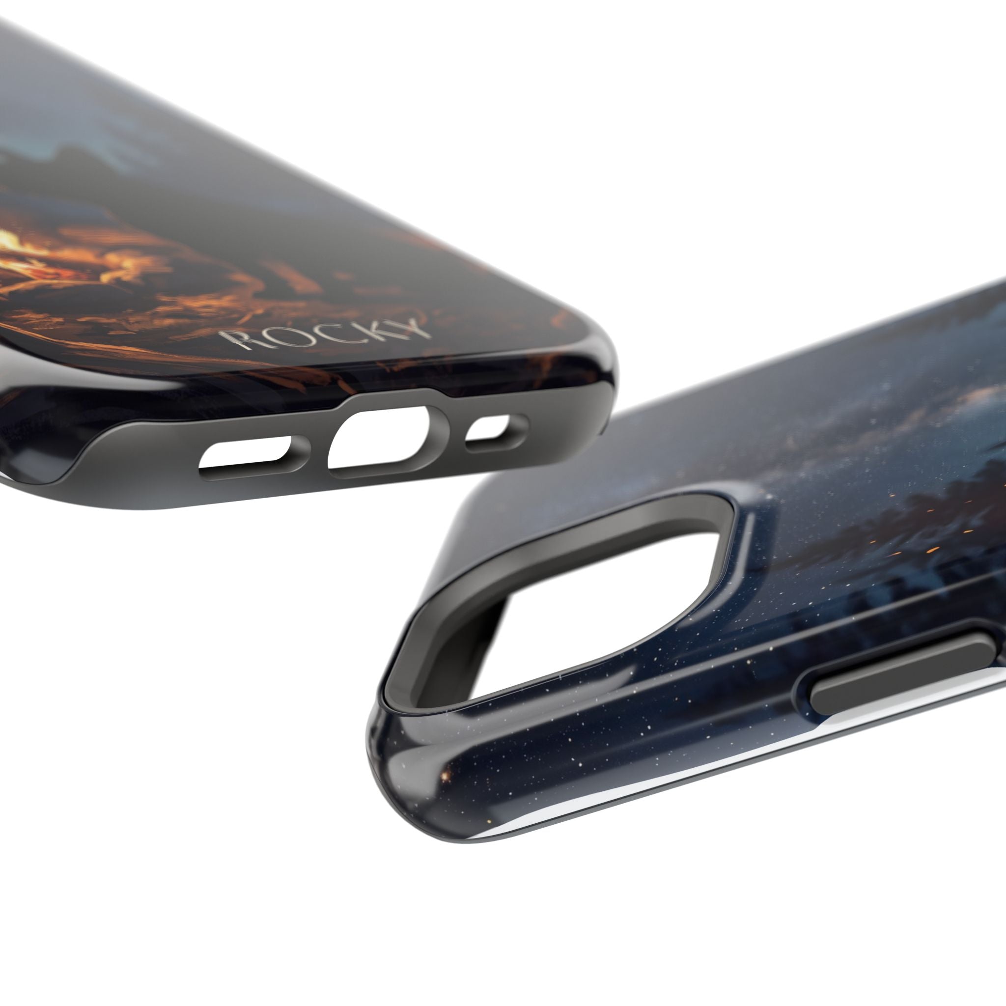 Personalized French Bulldog Campfire Phone Case — Wireless Charging Cover