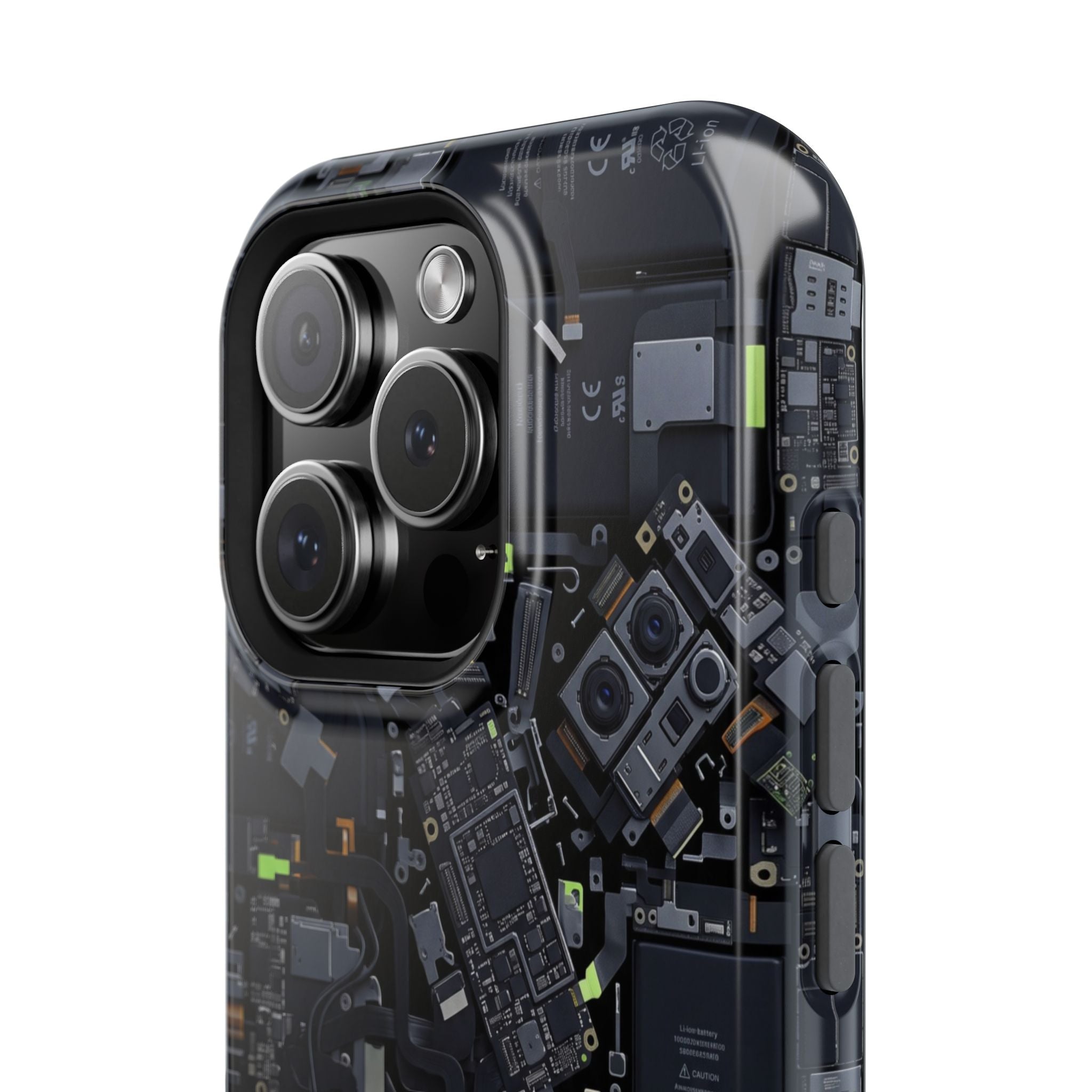 Circuit Core Phone Case — Motherboard Print Wireless Charging Cover