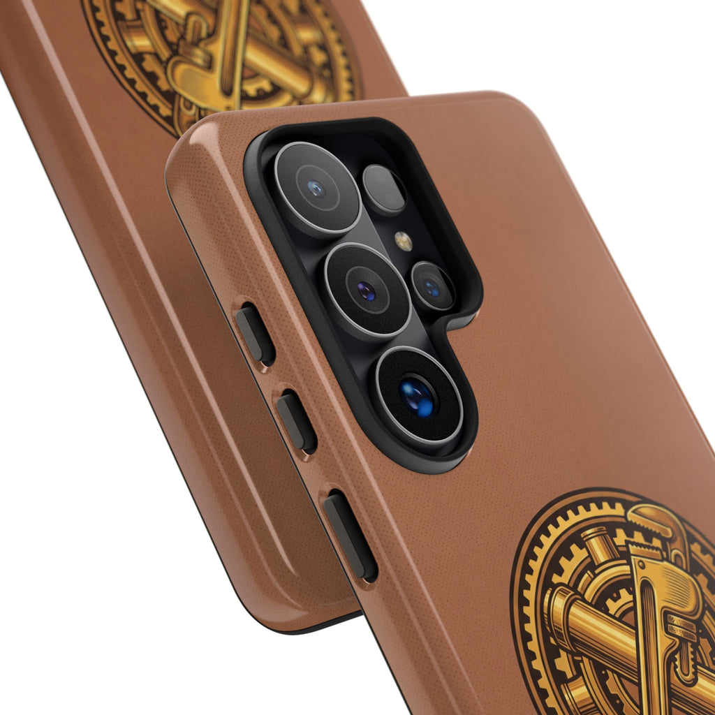 Plumber Born to Build Leather Phone Case - Samsung & iPhone Series