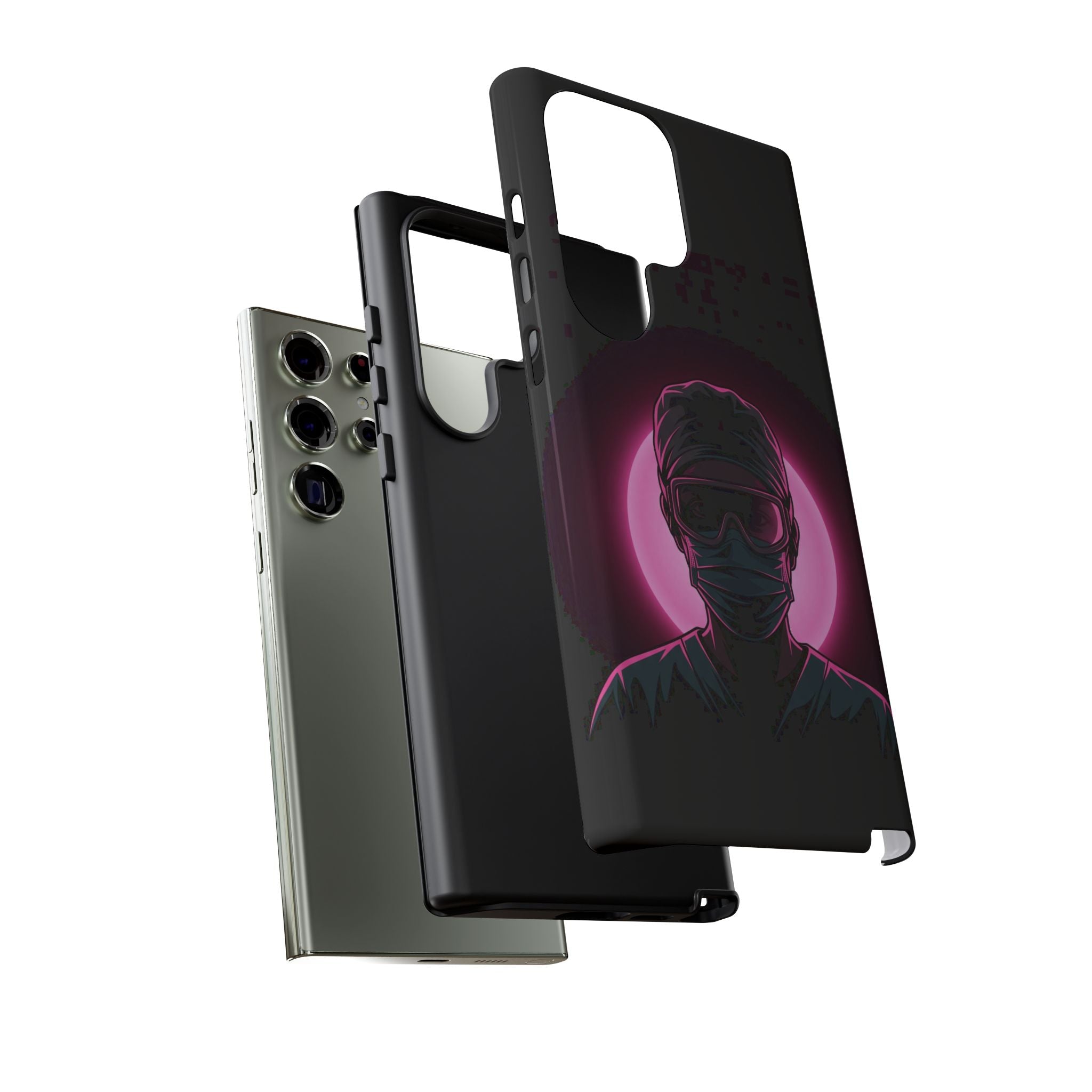 Nurse Neon Silhouette Phone Case - Samsung & iPhone Series
