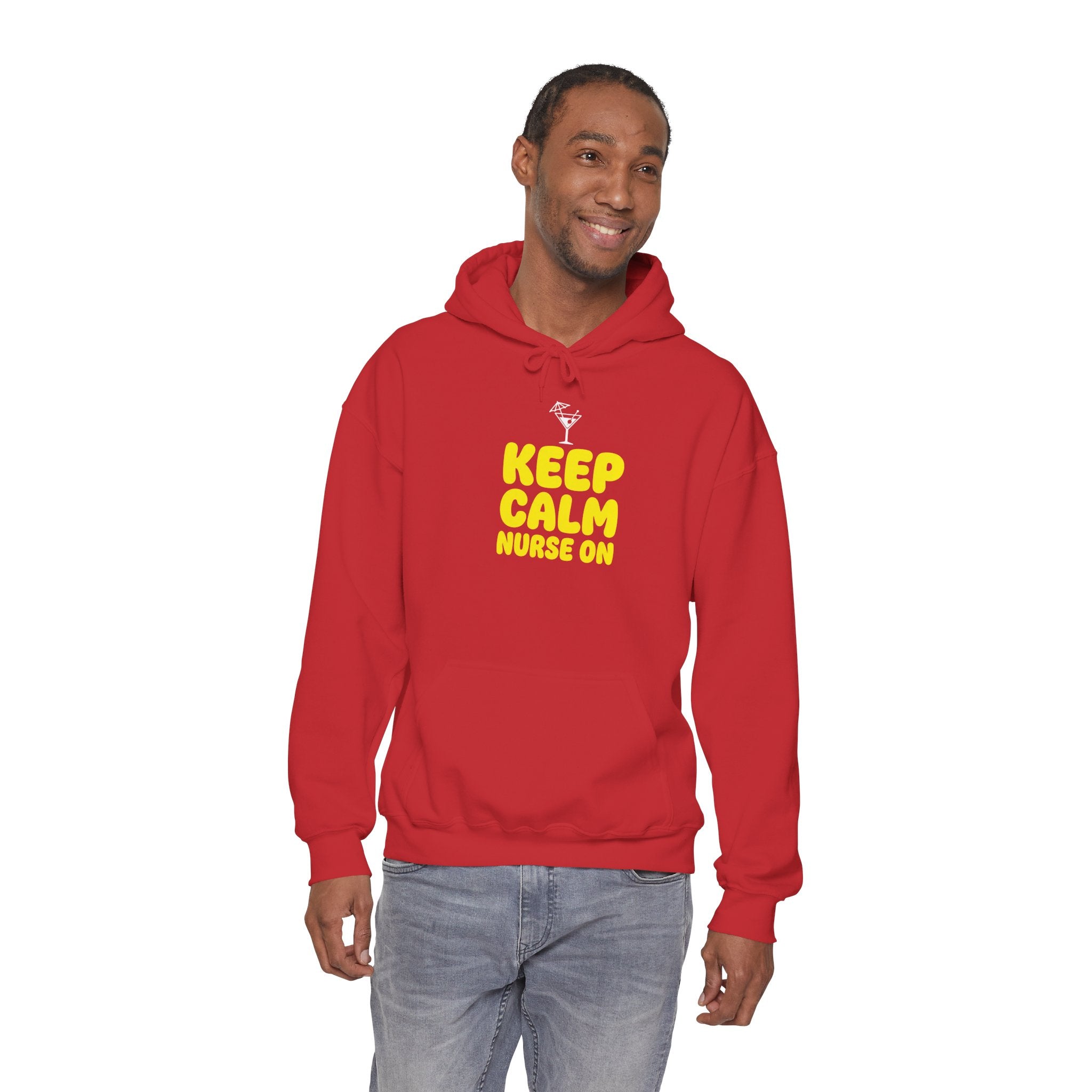 Keep Calm Nurse On Hoodie — Funny Nurse Graphic Pullover