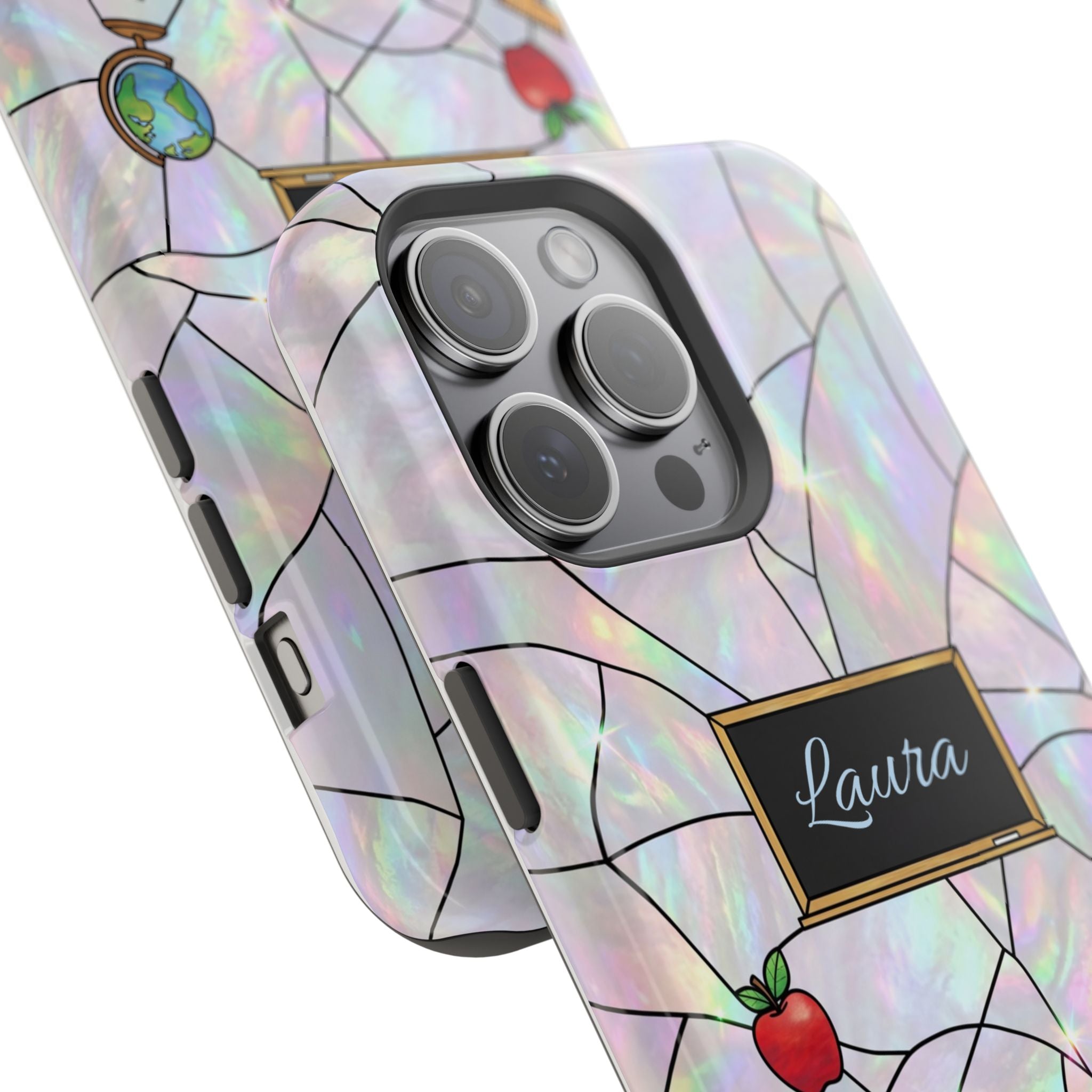 Personalized Teacher Phone Case — Impact-Resistant Wireless Charging Cover