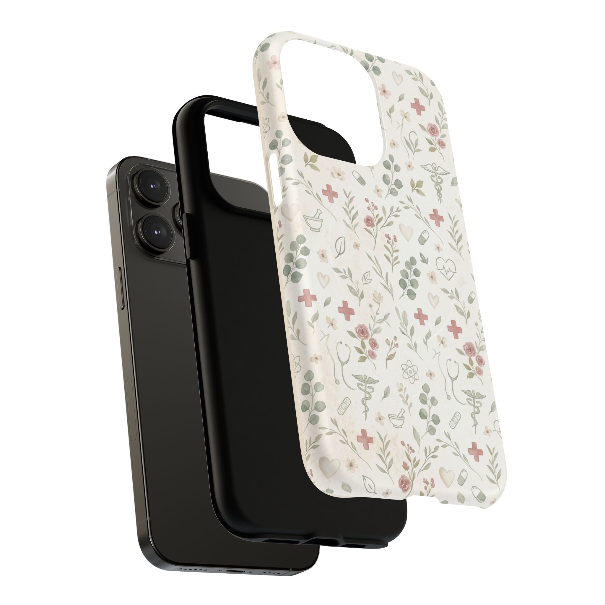 Floral Watercolor Phone Case – Botanical Print Case for iPhone