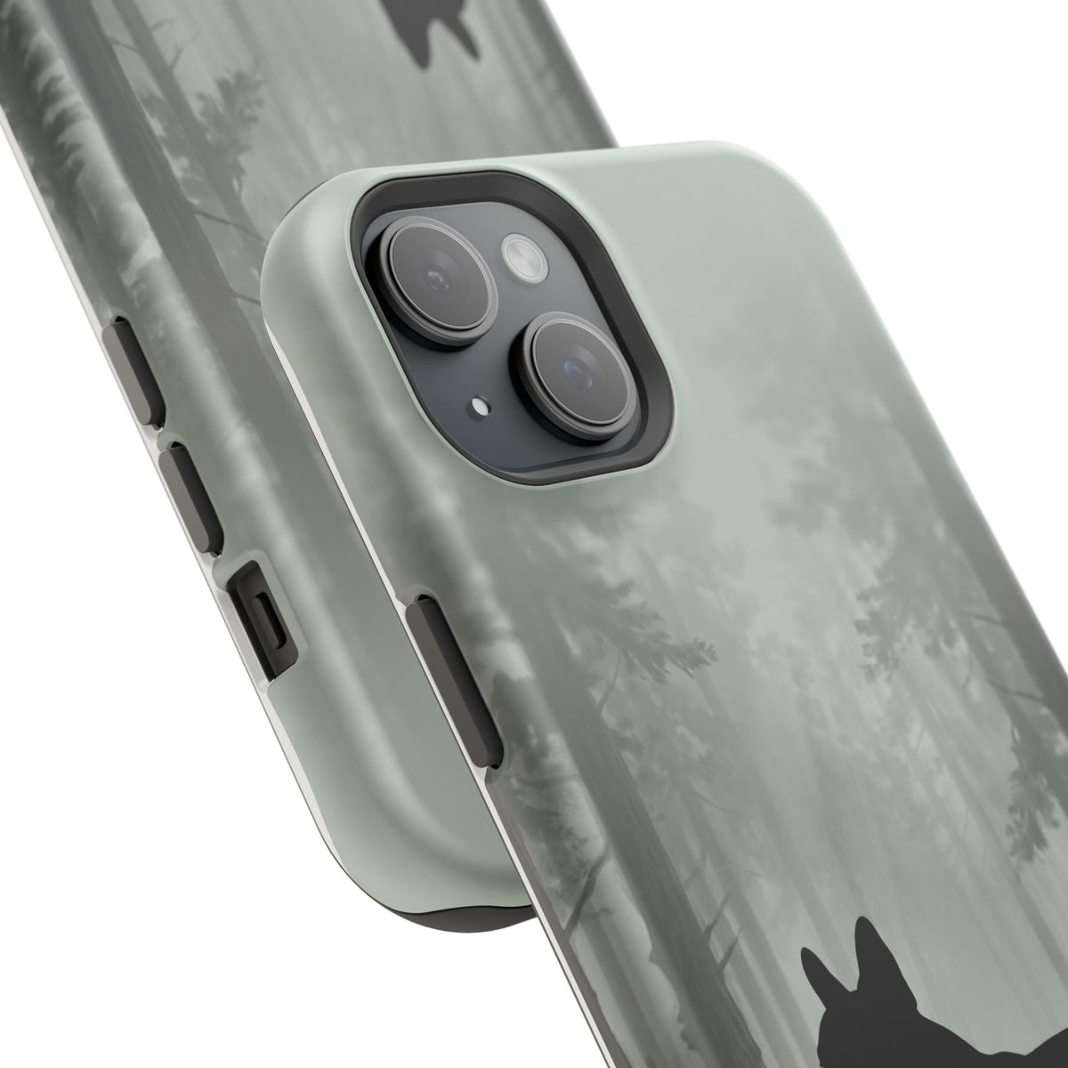 Personalized French Bulldog Misty Forest Phone Case — Wireless Charging Cover