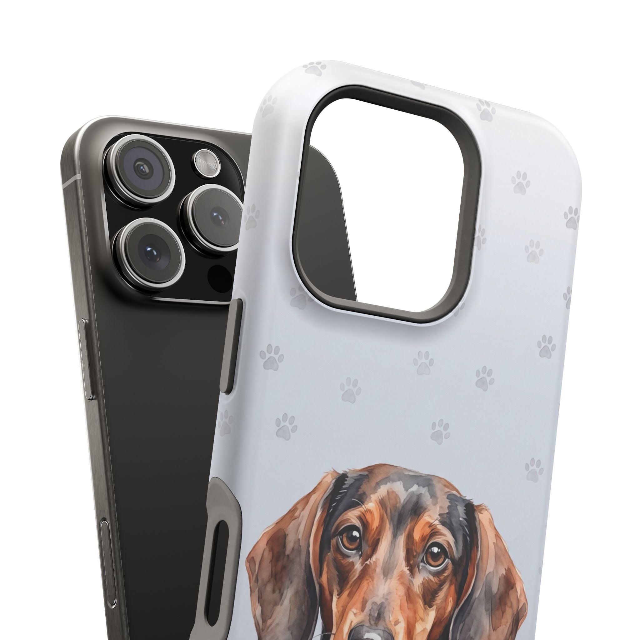 Dachshund Phone Case — Impact-Resistant Wireless Charging Cover