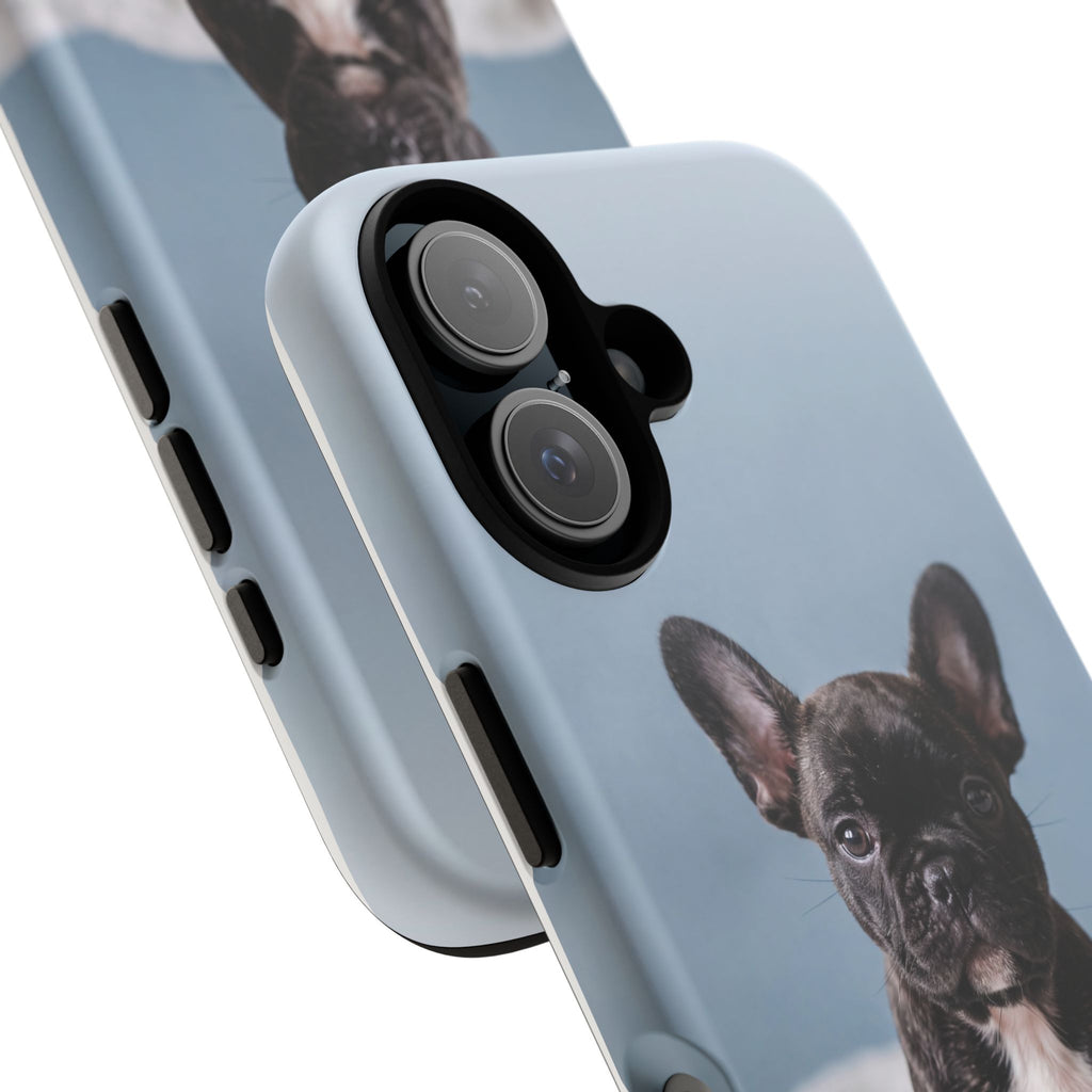 French Bulldog Puppy Phone Case | Adorable Brindle Frenchie Portrait | Samsung & iPhone
