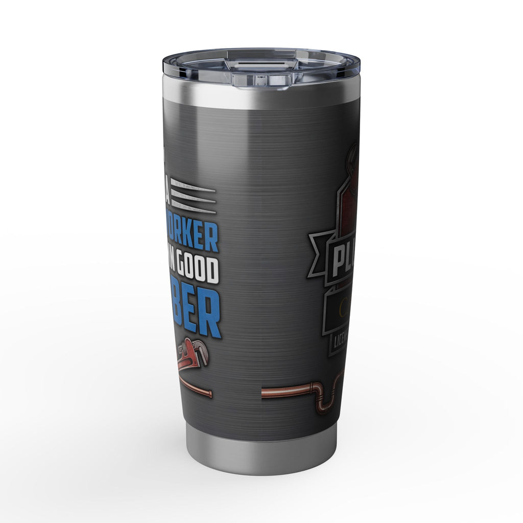 Personalized Plumber Tumbler – "Not A Miracle Worker" Industrial Design 20 oz
