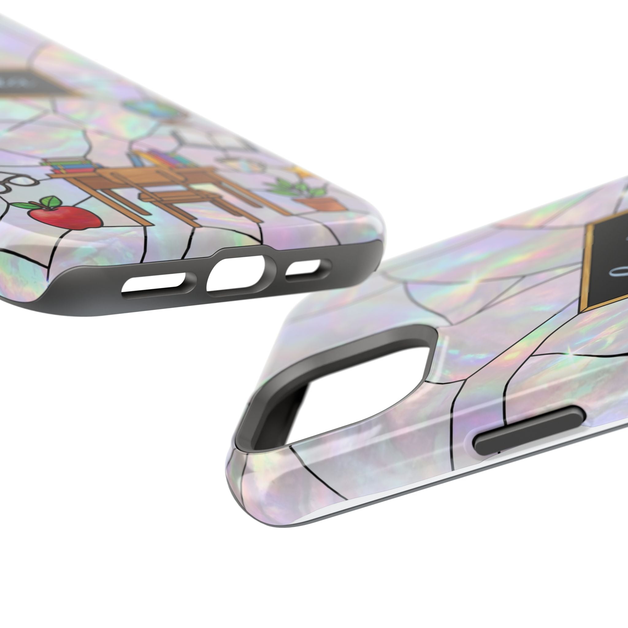 Personalized Teacher Phone Case — Impact-Resistant Wireless Charging Cover