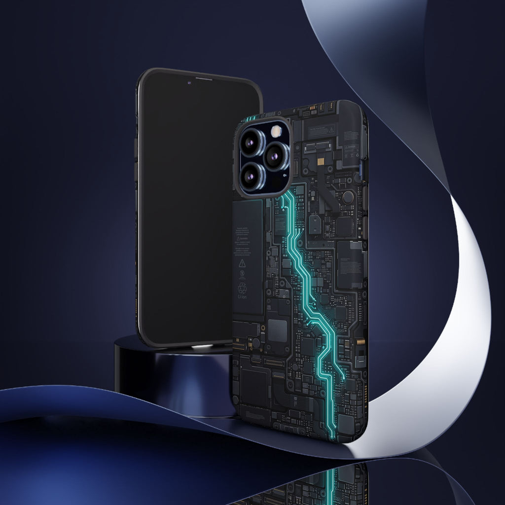 Electrician Cyan Circuit Phone Case - Samsung & iPhone Series
