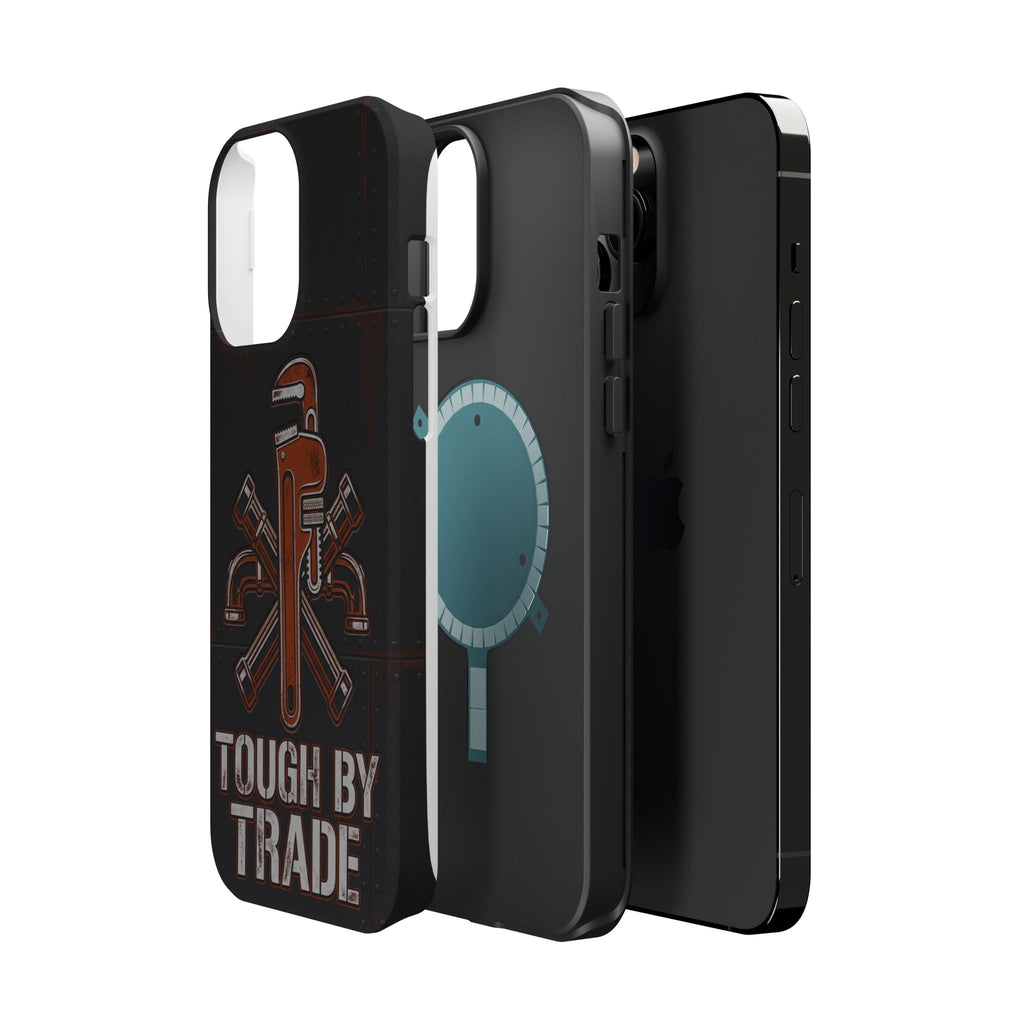 Tough By Trade Phone Case — Crossed Wrenches Wireless Charging Cover
