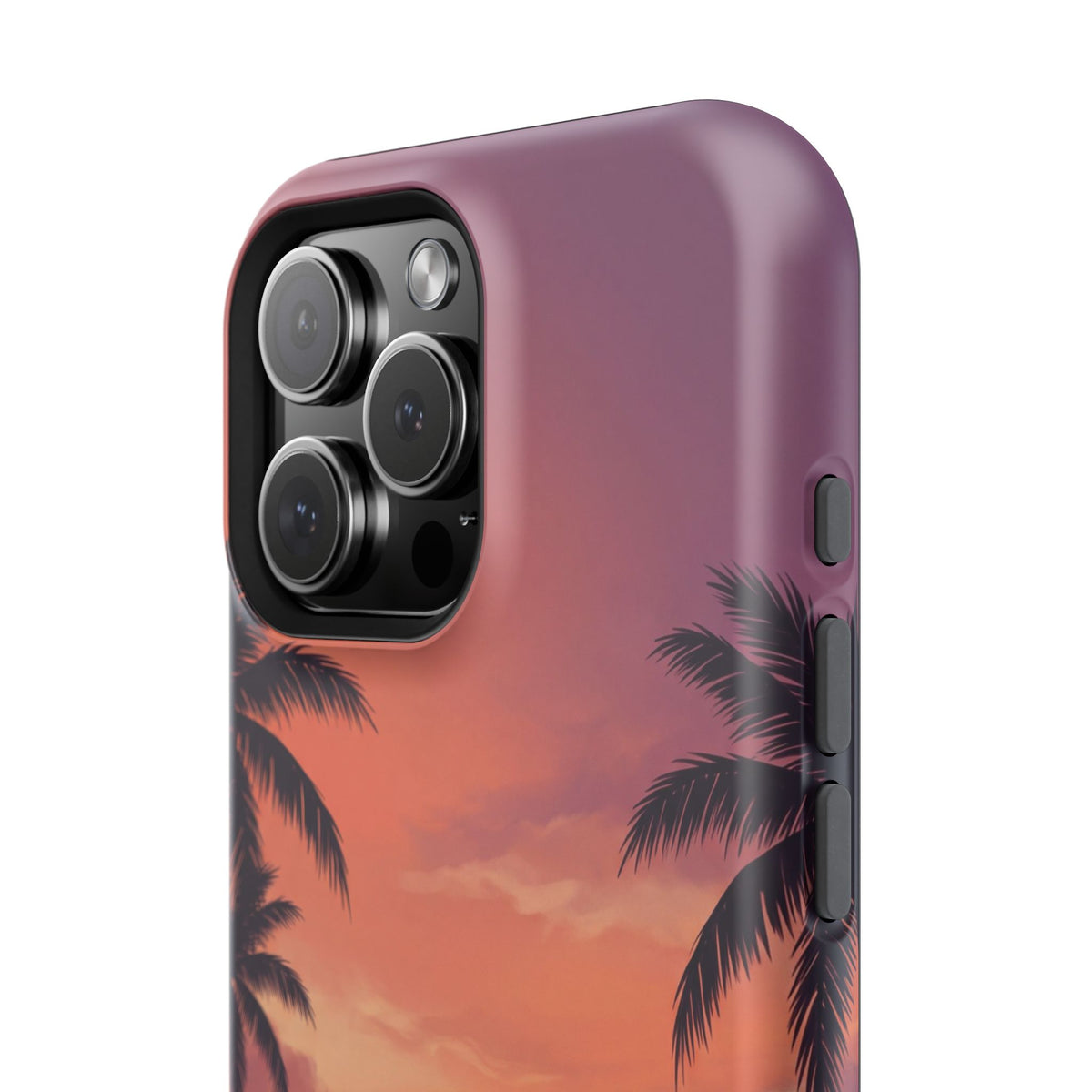 Personalized Dachshund Tropical Beach Sunset Phone Case — Wireless Charging Cover