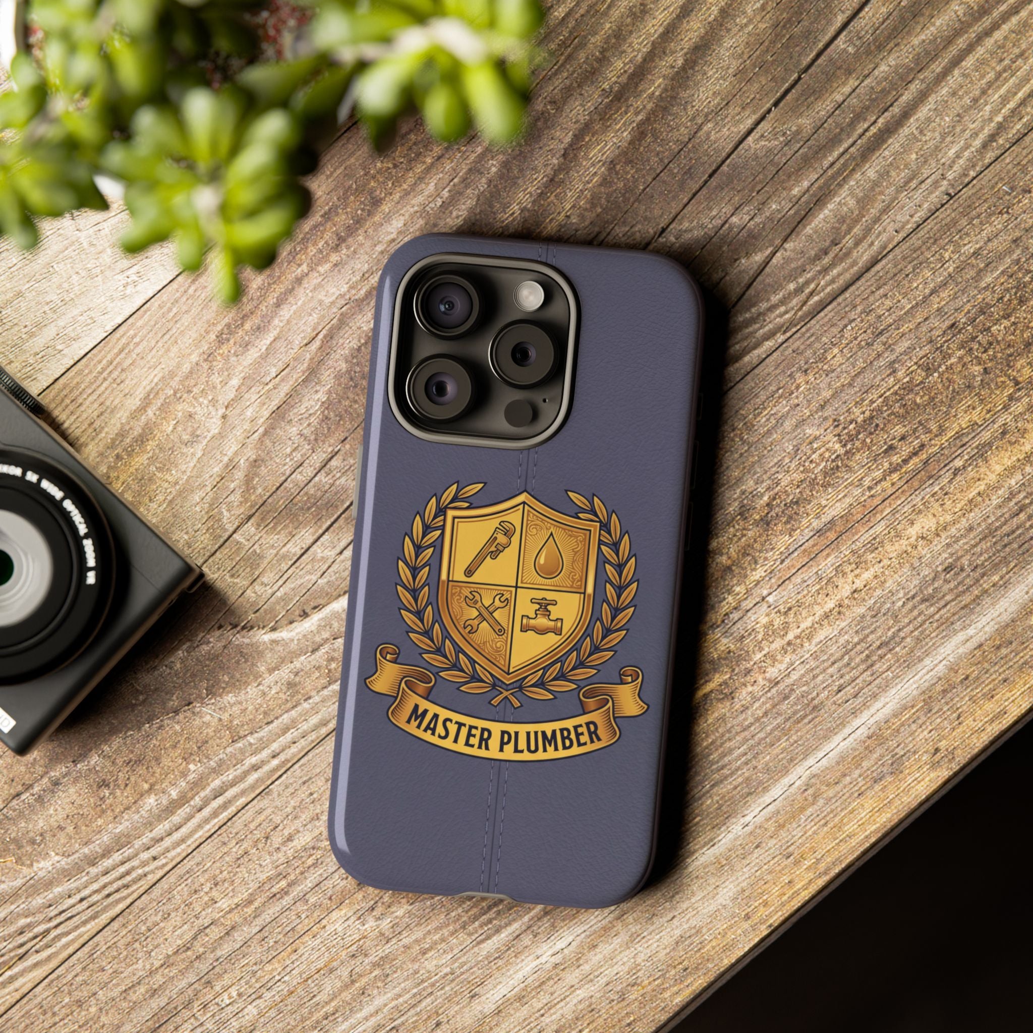 Master Plumber Slate Crest Phone Case - Samsung & iPhone Series