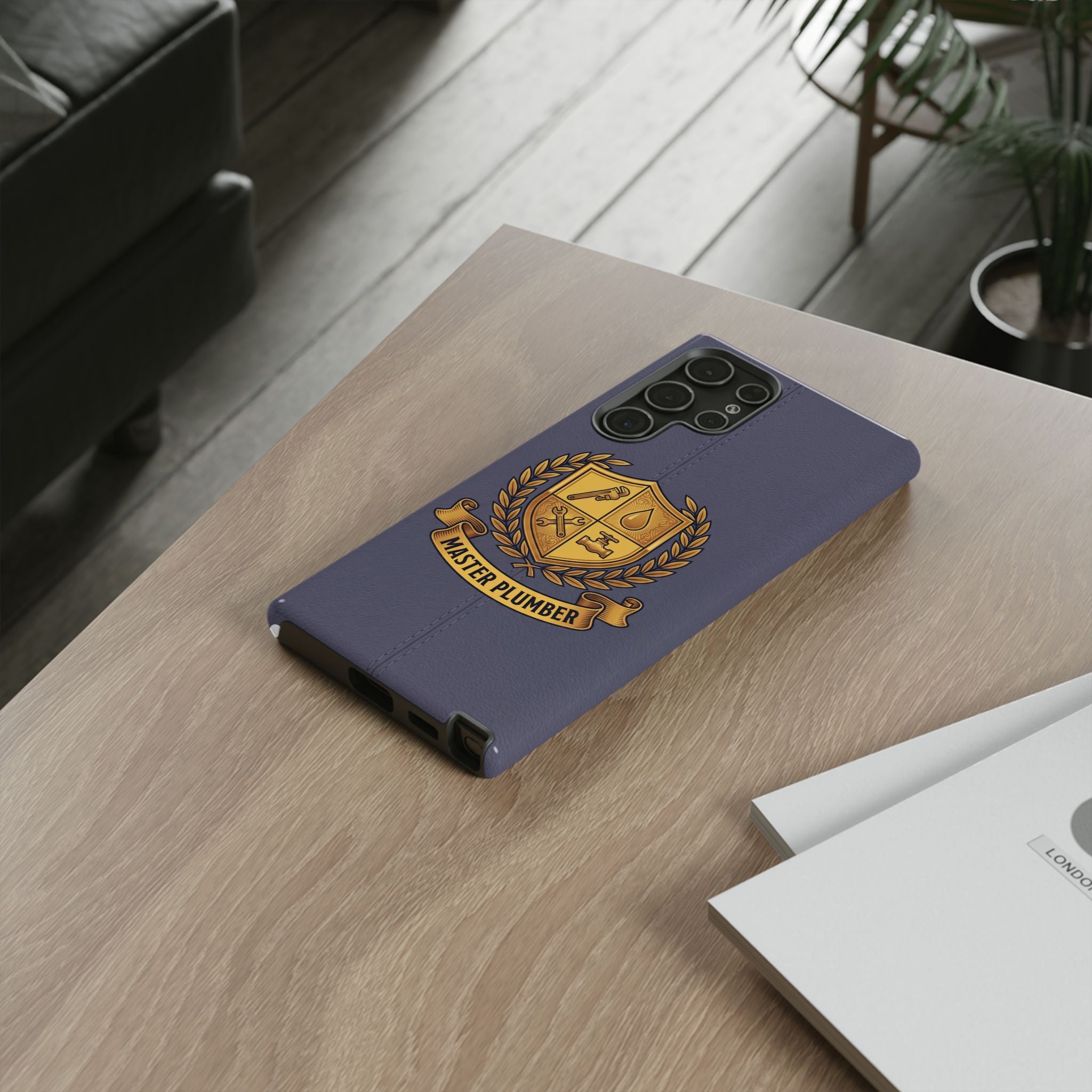 Master Plumber Slate Crest Phone Case - Samsung & iPhone Series