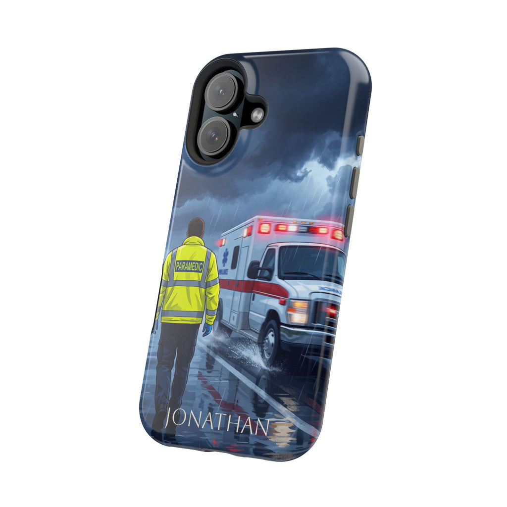 Personalized EMS Storm Phone Case — Wireless Charging Cover