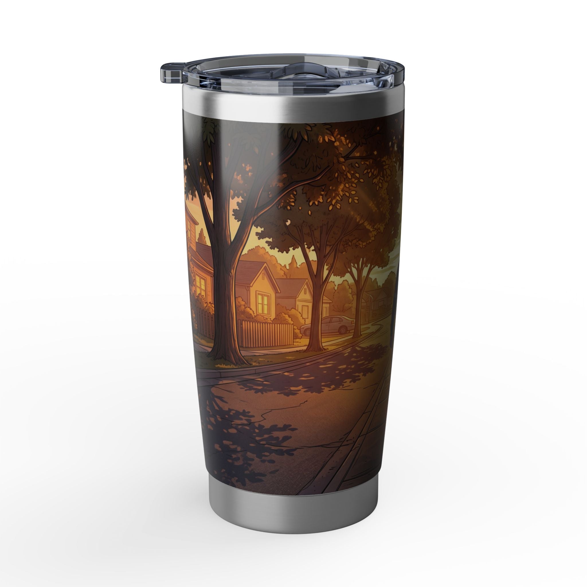 Paramedic/EMT 20oz Tumbler – Golden Hour Walk Illustrated Design