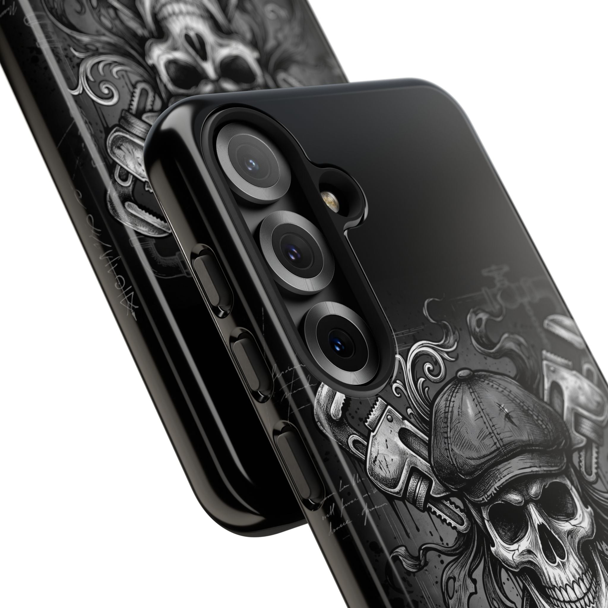 Gothic Skull Plumber Phone Case - Samsung & iPhone Series