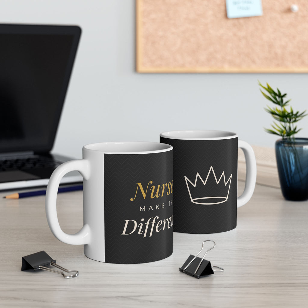 Nurse Mug – Nurses make the difference – Nurse Appreciation Gift – Coffee Mug for Nurses – RN Gift for Her