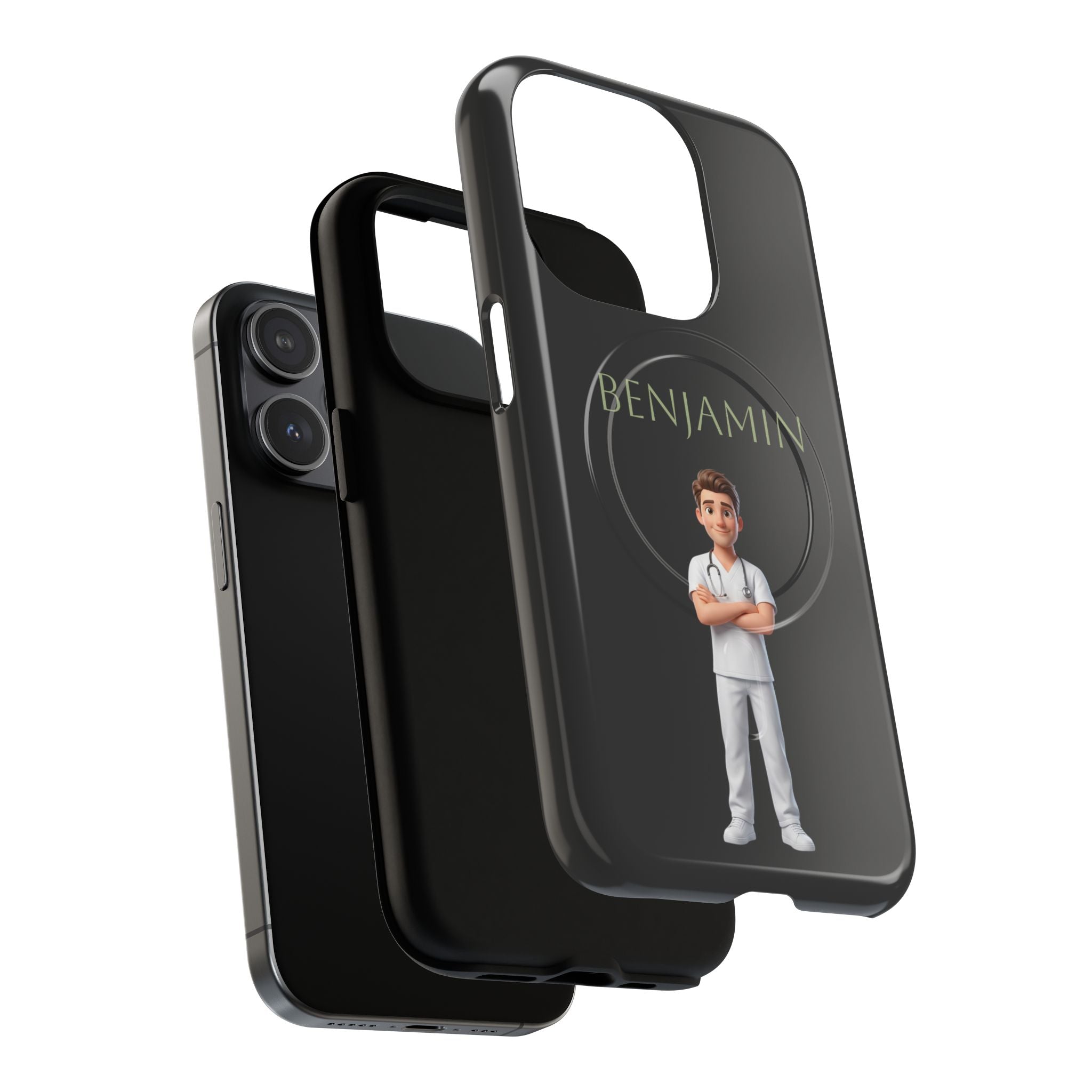 Personalized Nurse Phone Case | MagSafe Compatible, Custom Name iPhone Case