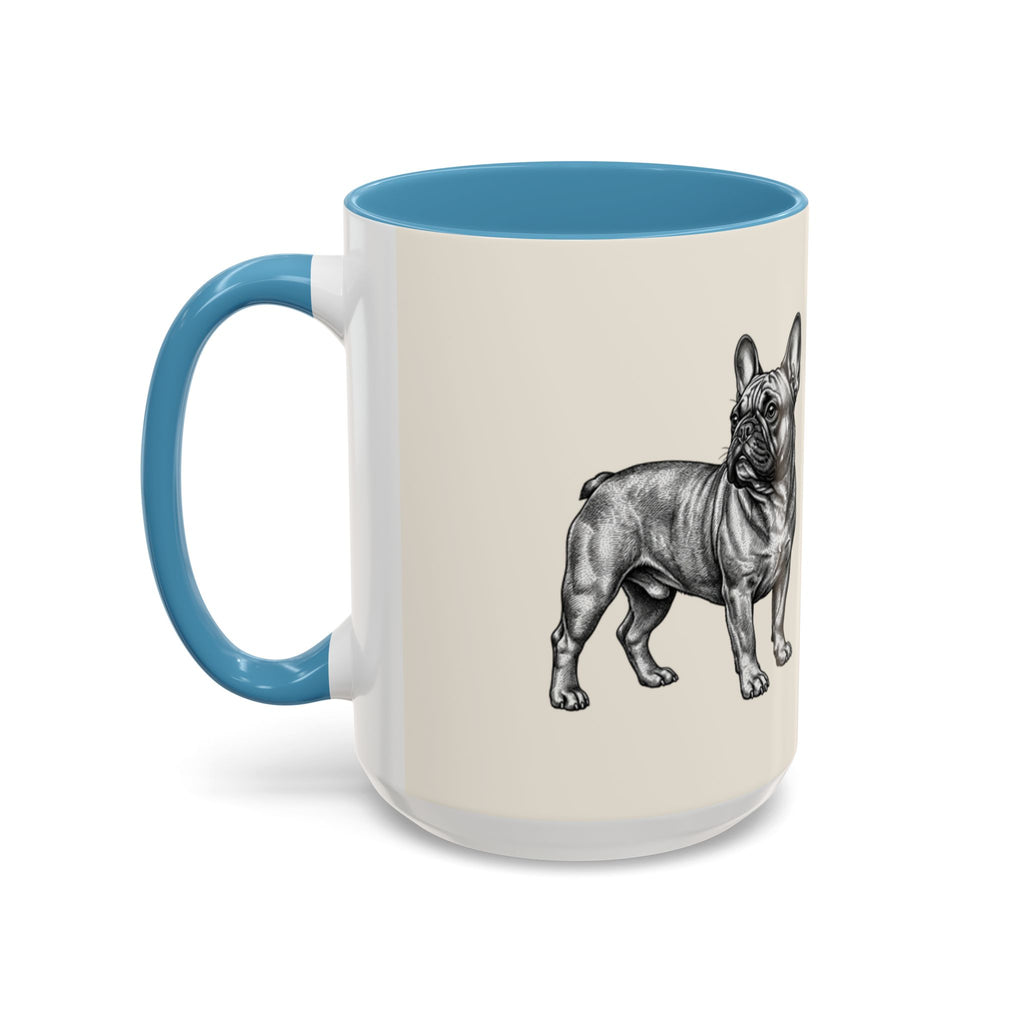Personalized Frenchie Mug – Custom Name Coffee Mug – French Bulldog Lover Gift