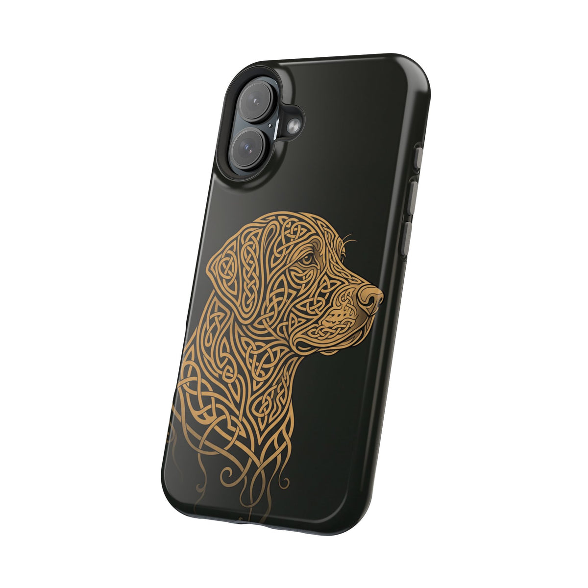 Celtic Knotwork Labrador Phone Case — Tough Magnetic Case with Wireless Charging