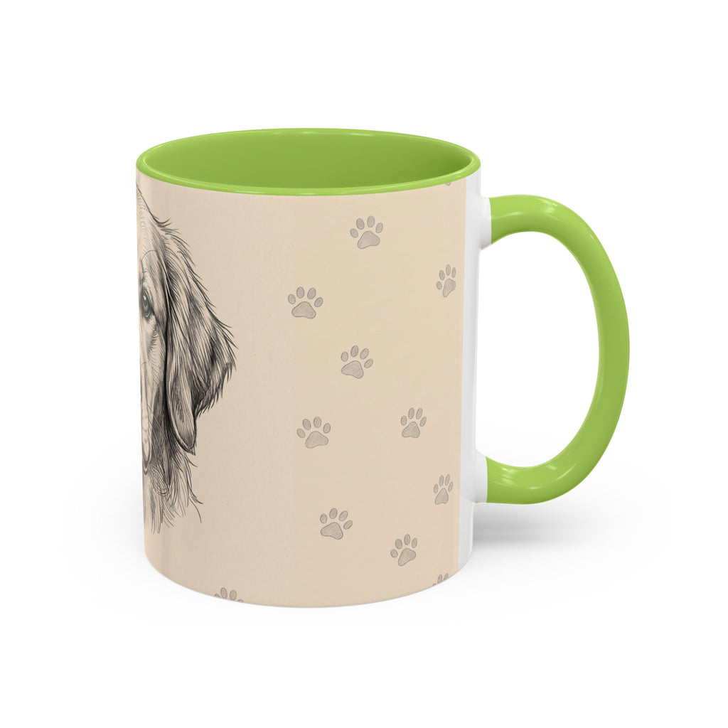 Golden Retriever Sketch Mug | Golden Retriever Lover Gift | Pencil Art Dog Coffee Mug