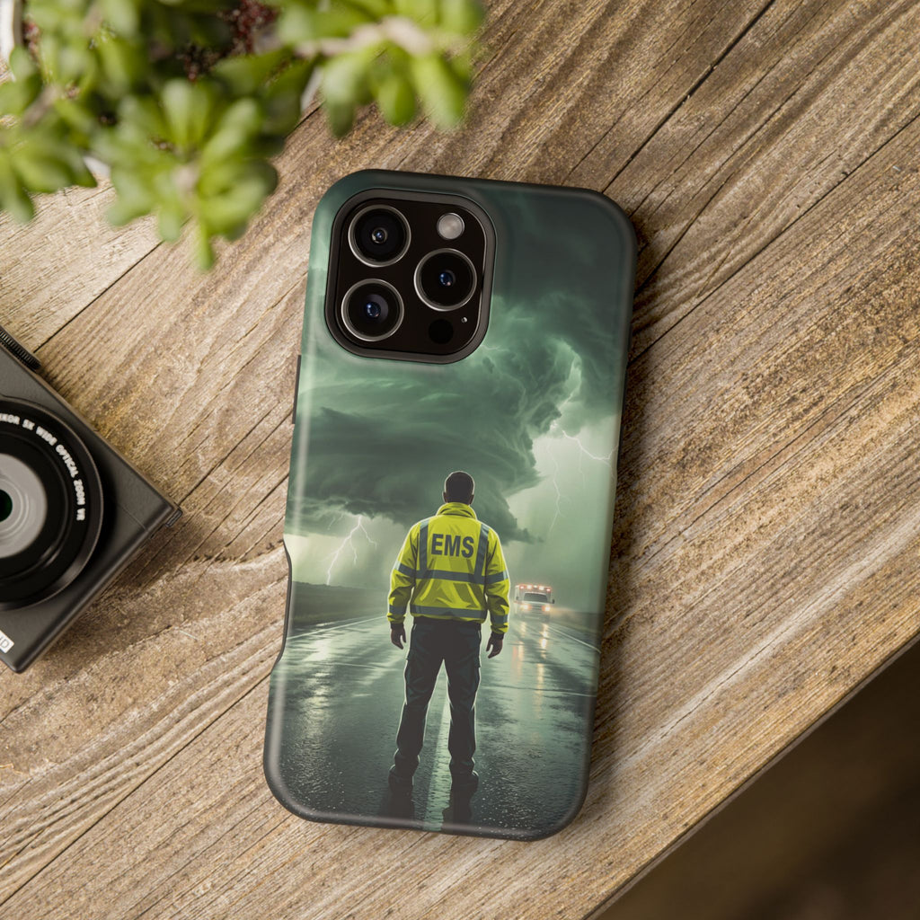 EMS Green Storm Phone Case — Magnetic Wireless Charging Cover