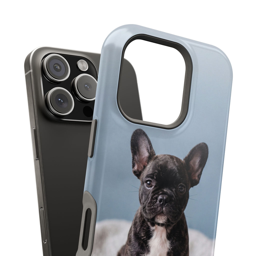 French Bulldog Puppy Phone Case — Impact-Resistant Wireless Charging Cover