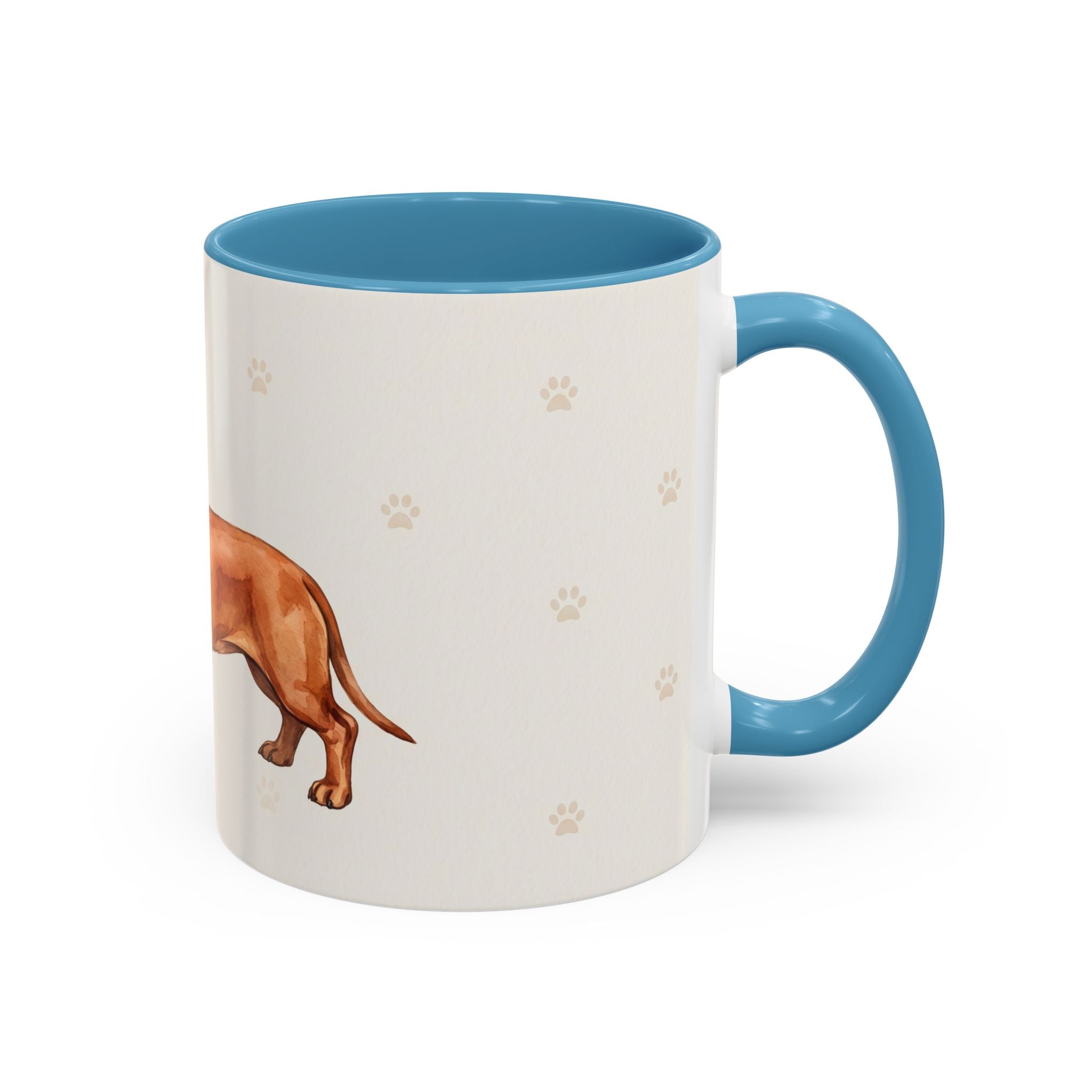 Dachshund Lover Mug – Wiener Dog with Scarf, Cute Watercolor Dachshund Gift Mug