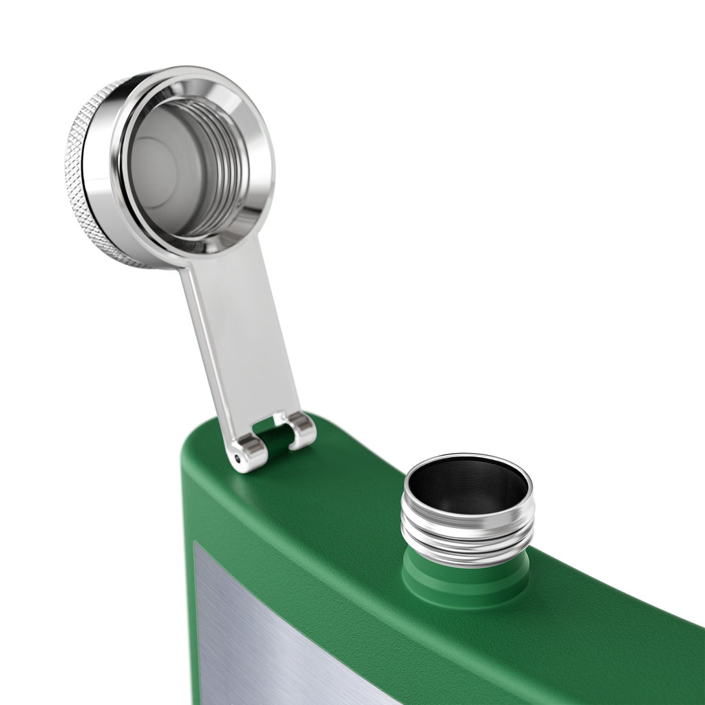 Flask — "Master Electrician: Licensed & Legendary" (Crest Edition) 6oz Stainless Steel Hip Flask
