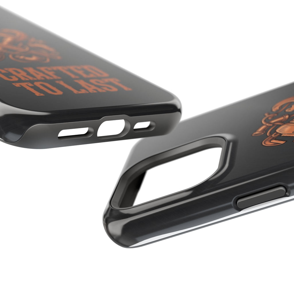 Crafted to Last Phone Case — Crossed Wrenches Wireless Charging Cover