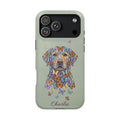 Personalized Butterfly Labrador Phone Case — Tough Magnetic Case with Wireless Charging