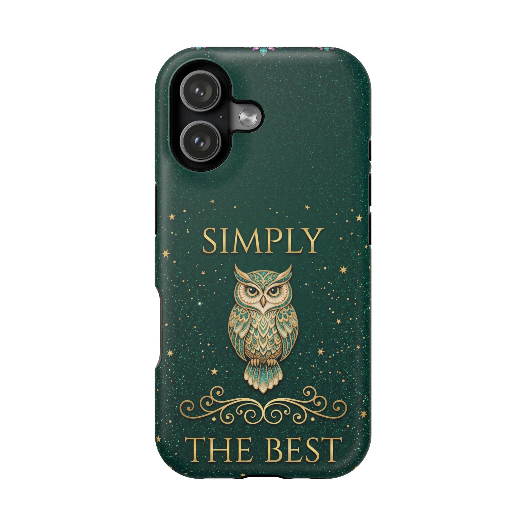 Simply The Best Wise Owl Phone Case — Wireless Charging Cover
