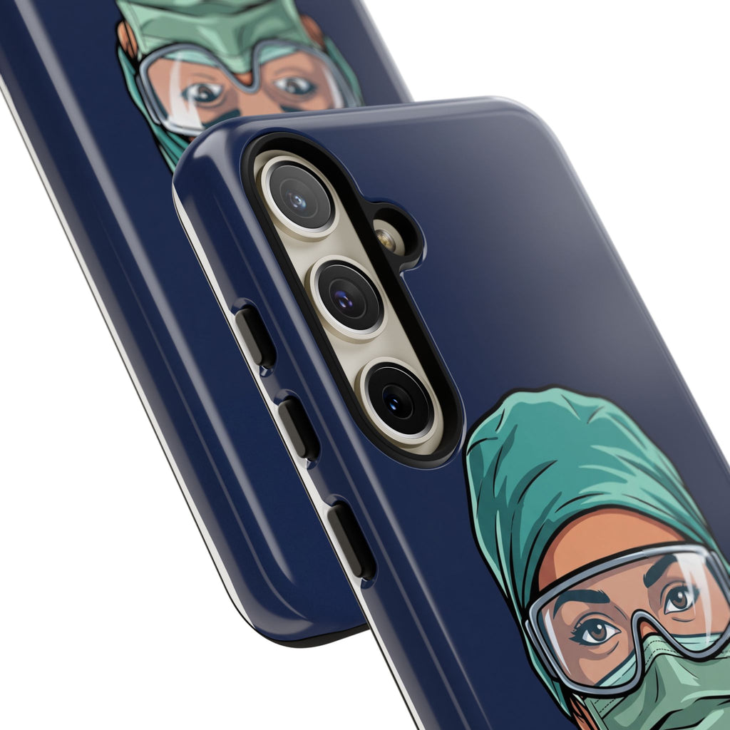 Nurse Illustrated Portrait Phone Case | iPhone & Samsung